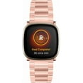 thumbnail image 2 of REQO Bracelet en Acier Inoxydable Compatible avec Fitbit Versa 4 / Fitbit Sense 2 / Fitbit Versa 3 / Fitbit Sense, Bracelets de Montre en Métal Réglables, Remplacement de Bracelet pour Femmes Hommes, 2 of 7