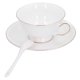 thumbnail image 5 of Juego de 4 tazas de café Ticfox con platillos y cuchara para café, 5 of 14
