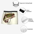 thumbnail image 3 of Balery Largemouth Bass Fish (3) Pattern Men's Boxer Briefs, Soft and Breathable Cotton Underwear with nylon Waistband-Medium, 3 of 5
