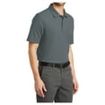 thumbnail image 4 of Yellow Rooster Men's Short Sleeve Stain-Release Polo T-Shirts Steel Grey 4XL, 4 of 6