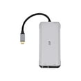 thumbnail image 4 of Monoprice 12-in-1 Dual-HDMI + VGA MST Triple Monitor Docking Station, Dual 4K HDMI, VGA, 5Gbps USB‑A, Gigabit Ethernet, SD/MicroSD Readers, 100W PD, 3.5mm Dual Audio/Microphone Jack, 4 of 6