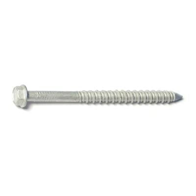 

1/4 x 3-1/4 410 Stainless Hex Washer Head Tapcon Masonry Screws (50 pcs.)
