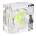 thumbnail image 1 of 3 Impeller PC  Meter, Durable Transparent + Green Water  Meter, Acrylic G1/4 Thread For PC Water Cooling System, 1 of 8