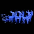 thumbnail image 1 of vidaXL Reindeers & Sleigh Christmas Decoration 320 LEDs Acrylic, 1 of 5