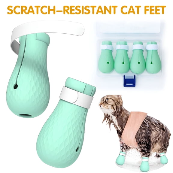 ACDANC Cat Claw Covers Anti-biting Bath Washing Cat Claw Cover Cut Nails Foot Cover