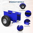 thumbnail image 2 of Panel Dolly 600 LBS Capacity with 10 Inch Inflatable Tires Adjustable Drywall Mover for Sheets  Transport All Terrain Moving, 2 of 6