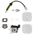 thumbnail image 2 of Carburetor for GT225 GT225I GT225L PAS225 PE225 PPF225 SHC225 Trimmer Premium Weed Eater Edger Part, 2 of 5
