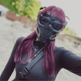 thumbnail image 4 of Mascara Skull Bloosom  Careta Casco Tactico Gotcha Airsoft Transparente Negro, 4 of 4