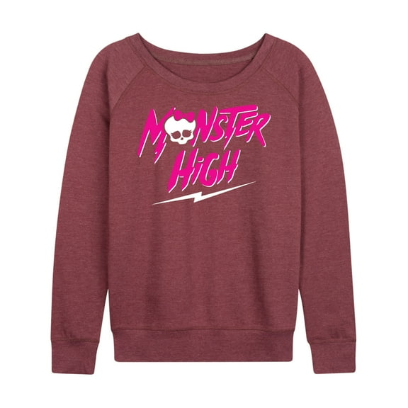 Monster High - Monster High Lightning Logo - Women's Lightweight French Terry Long Sleeve Shirt