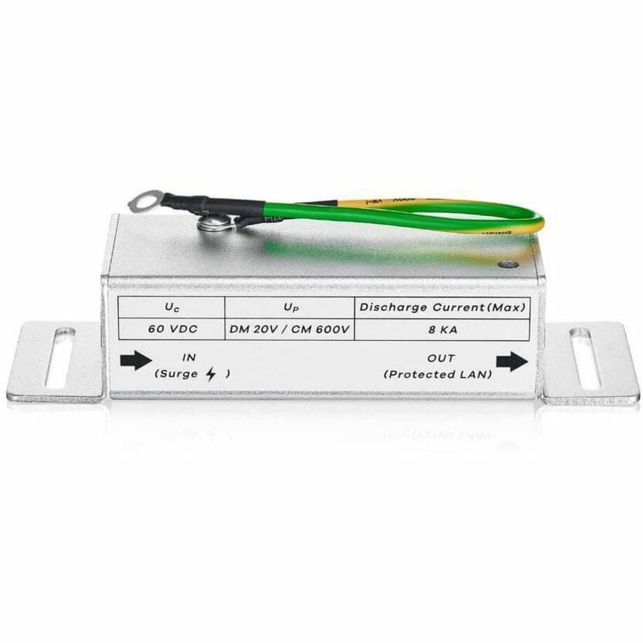 ZYXEL SURGEPRO-GE Ethernet Surge Protector - RJ-45 - RJ-45 - 1.62 VA - 60 V DC Input - Ethernet, PoE, RJ-45