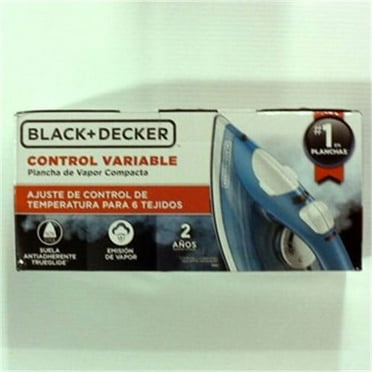 BLACK DECKER Steam Iron - White White