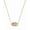 AB Color, variant on Women's Oval Druzy Crystal Pendant Necklace, 14K Gold Plated Chain, Hypoallergenic Statement Jewelry for Everyday Wear
