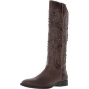 Frye and Co. Womens Phoenix Pull On Tall Knee-High Boots Brown 6 Medium (B,M)