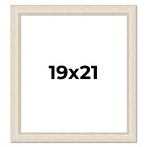 19x21 Frame White Real Wood Picture Frame Width 1.75 inches | Interior Frame Depth 0.5 inches |
