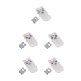 thumbnail image 3 of Ounissouiy Agujas elásticas para máquina de coser, punto multifuncional, prensatelas de acero inoxidable, suministro de repuesto para 7 ranuras Type2 NO2, 3 of 6