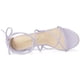 thumbnail image 5 of Sandalias de Tacón Grueso Allegra K con correas de Tiras para Mujeres Púrpura 38, 5 of 6