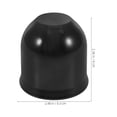 thumbnail image 2 of LEEYNEER 2pcs Waterproof Hitch Cap Plastic Trailer Towball Protector Cap For Rv Caravan Truck Boat Hitch Ball Cover Full Protection, 2 of 8