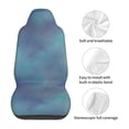 thumbnail image 6 of Easy to Install Car Universal Seat Cover, Blue Sky Art Four Seasons Universal Front Seat Cover, 2-Piece, 6 of 8