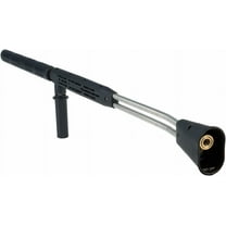 Erie Tools 40in. Stainless Steel Seamless Tube Vented 5000 PSI Dual Lance Wand Molded Grip for Power Pressure Washer