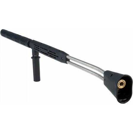 Erie Tools 40in. Stainless Steel Seamless Tube Vented 5000 PSI Dual Lance Wand Molded Grip for Power Pressure Washer