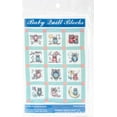 Fairway Stamped Baby Quilt Blocks 9"X9" 12/PkgOwls