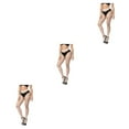 thumbnail image 2 of Maytalsory Trendy Fishnet Stockings Fit For All Body Shapes Enhancing Leg Curve Non-toxic Nylon Tights 3Set, 2 of 6