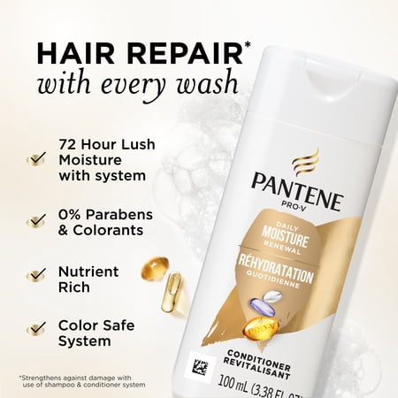 Pantene Pro-V Conditioner Daily Moisture Renewal, 3.38 fl oz