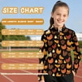 thumbnail image 6 of Psesaysky Girls Funny Rooster Farmhouse Print Fleece Long Sleeve Shirts Soft Half Zip Pullover Sweatshirt Stand-up Collar Kids Athletic Winter Jacket 10-11 Years, 6 of 6