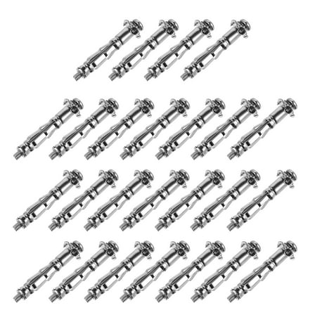 Masteelf  25 Pcs Drywall Screws and Anchors Gecko Dowels Fixtures