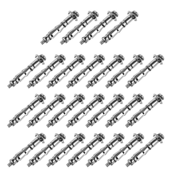 Masteelf  25 Pcs Drywall Screws and Anchors Gecko Dowels Fixtures