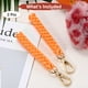 thumbnail image 4 of Llavero de Cuerda [2PCS] - Charm de Bolsa Boho - [Naranja] Llavero Trenzado, 4 of 6