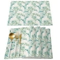 thumbnail image 2 of Tropical Plant Leaves Table Runner Home Wedding Decor Table Flag Mat Table Centerpieces Decoration Party Dining Long Tablecloth, 2 of 6