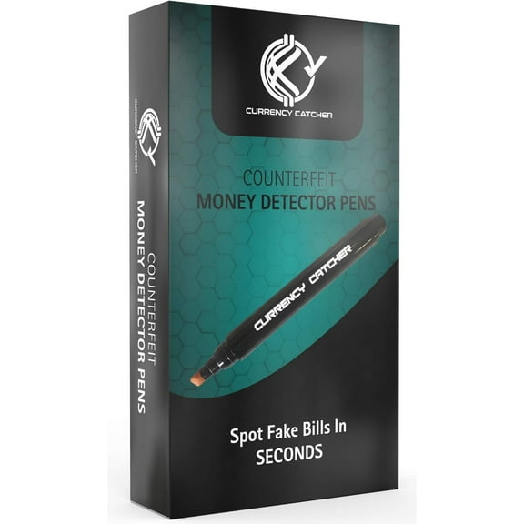 12 Pack Counterfeit Pens – Counterfeit Bill Detector Pens for US Currency – Markers Easily Detect Fake Money
