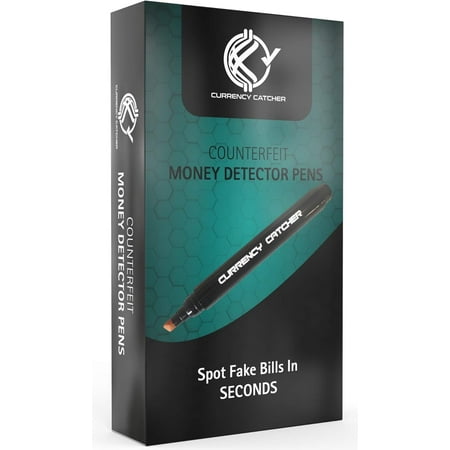 12 Pack Counterfeit Pens – Counterfeit Bill Detector Pens for US Currency – Markers Easily Detect Fake Money