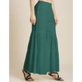 thumbnail image 3 of Moomaya Printed Tiered Palazzo Women Pant , Wide Leg Elastic Waist Viscose Pant, 3 of 9
