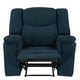 thumbnail image 2 of Sillón Reclinable Konrad 1 Plaza Gris Azul Marino, 2 of 11