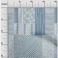 thumbnail image 1 of oneOone Georgette Viscose Fabric Patchwork Geometric Printed Fabric 1 Yard 42 Inches Wide, 1 of 4
