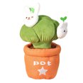 thumbnail image 6 of huanledash Succulent Plush Doll Vivid Highly Elastic Super Soft Cartoon Animals Artificial Plant Shape Decorate Anti-deform Potted Plants Succulents Plush Toy Perfect Gift, 6 of 7