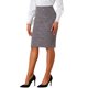 thumbnail image 4 of Falda de Tweed Inspire Chic para Mujer, Clásica de Invierno, Burdeos, Talla S, 4 of 6