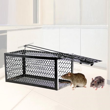 Live Mouse Animal Trap Cage Pest Rodent Rat Control Bait Catch Metal