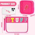 thumbnail image 2 of Set de bolsas de maquillaje cosmético BuyCard Stuff Bag, 2 unidades, para mujer, 2 of 6