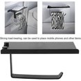 thumbnail image 5 of Toilet Paper Holder, Toilet Paper Holder, Toilet Paper Holder for Hotel for Home(Space Aluminum Mobile Phone Holder), 5 of 5