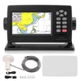 thumbnail image 2 of Marine GPS Navigator, Voice Prompt LED Backlight GPS Navigation Locator 5in  for Boat, 2 of 7