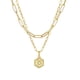 thumbnail image 1 of Collar onlyliua Buscador de Regalos En Cadena Chapado En Oro para Mujer Colgante En Letra Hexagonal Collar En Capas, 1 of 1