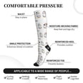 thumbnail image 2 of Pofeuu Summer Gnome Print Compression Socks for Women & Men Circulation - Best Support for Nurses,Running,Athletic,Sports, 2 of 7