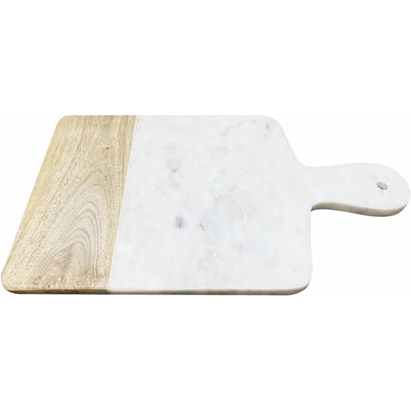 Cutting Chopping Board Rectangular Large Wood and Marble for Kitchen