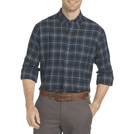 Men's Saranac Flannel Long-Sleeve Button-Down Shirt