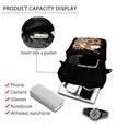thumbnail image 4 of POLERO Crossbody Bag with Horse Sunflower Pattern, Polyester Zippered Messenger Bag for Women, Adjustable Shoulder Pouch for Shopping and Outdoor, 4 of 7