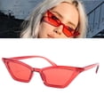 thumbnail image 4 of Gafas de sol resistentes al desgaste de estilo vintage de moda Gafas de sol para mujer (rojo), 4 of 10