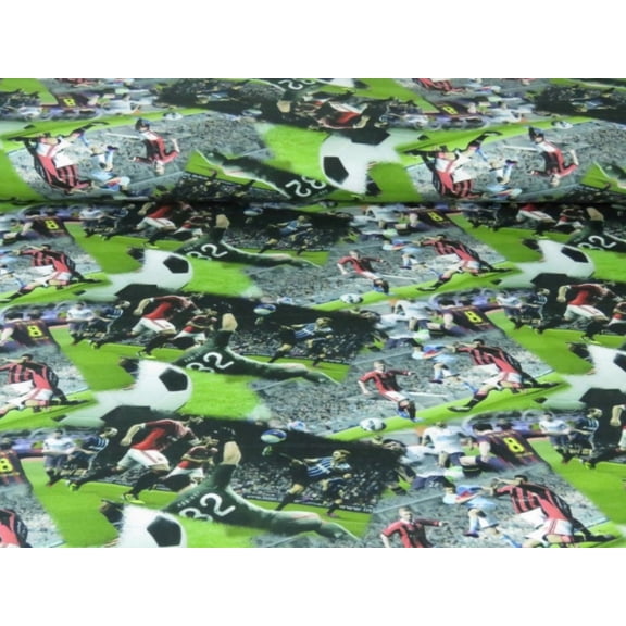 Cotton Jersey Knit Dress Fabric Multicoloured - per yard